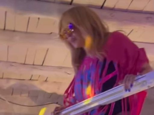 Kylie Minogue, 56, dances up a storm during wild night out in Ibiza