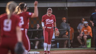 Valentine grand slam, Briski pitching carry Alabama to 4-1 win over Tennessee, into WCWS