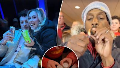 Inside Patrick Mahomes’, wife Brittany’s wild AFC Championship celebrations: ‘Light that s–t’