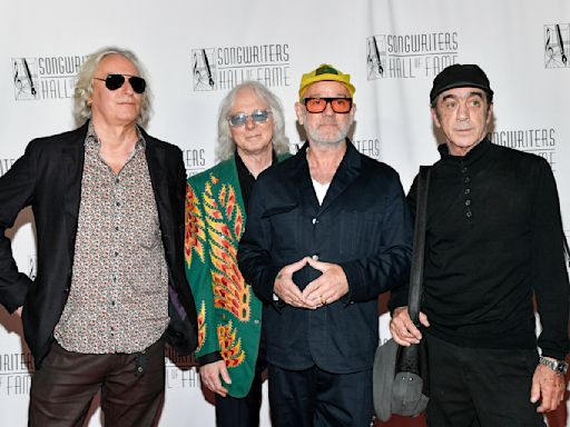 R.E.M. reunite at Songwriters Hall of Fame ceremony also honoring Timbaland and Steely Dan