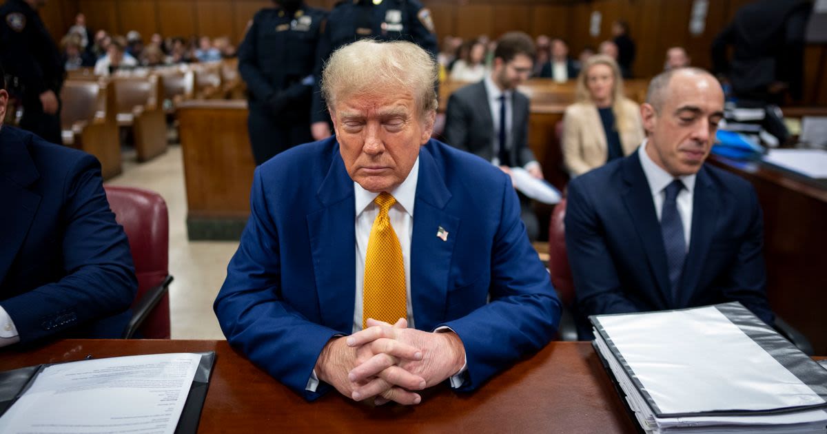 Trump: I’m Not Sleeping in Court, I’m Resting My ‘Beautiful Blue Eyes’