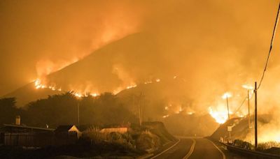 Wildfire along California’s Big Sur forces evacuations