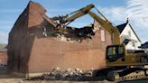 Demolition begins at Scotty’s Cigar & Martini Lounge property in east Erie