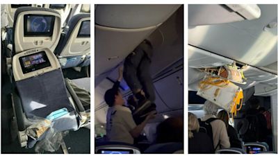 On Air Europa flight, man stuck in overhead bin during turbulence; 40 injured | Video