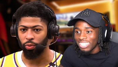 Watch: Anthony Davis Surprises Kai Cenat by Requesting to Join His Stream on FaceTime