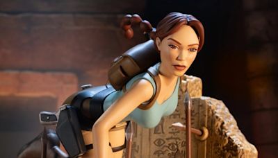 This Dynamic Tomb Raider Statue Goes Back to Lara Croft's Gaming Roots