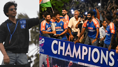 Shah Rukh Khan "proud" of Team India, reacts to their victory parade: "Seeing the boys so happy"