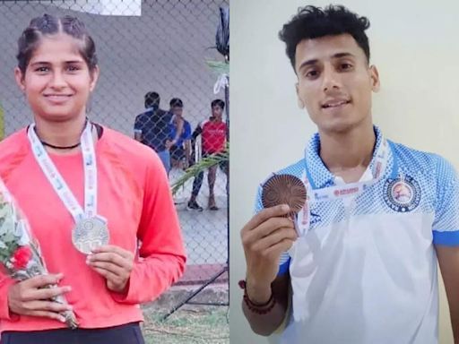 Young Rajasthan athletes Muskaan, Gajendra Singh win medals at 19th National Youth Championship | More sports News - Times of India