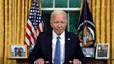 Biden says he's 'passing the torch' in speech from Oval office