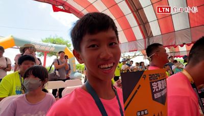 28天走完九天盃太子極限環台賽 12歲葉建捷：覺得自己很棒 - 自由電子報影音頻道