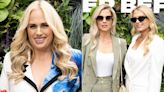 Rebel Wilson brings Hollywood glamour to centre court as she joins Lady Eliza and Lady Amelia Spencer for Day 2 of Wimbledon