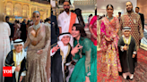 Anant Ambani and Radhika Merchant Wedding: Abdu Rozik poses with Kim Kardashian, Jacquline Fernandes and others at the ceremony | - Times of India