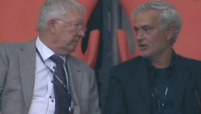 Jose links up with Fergie as former Man Utd managers attend Germany vs Scotland