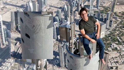 Dubai: Hidden graffiti on Tom Cruise’s Burj Khalifa photo becomes a hilarious mystery on the internet