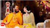 Anant Ambani and Radhika Merchant's unseen Haldi ceremony pictures: The couple glows with joy | Hindi Movie News - Times of India