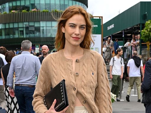 Alexa Chung wore the chicest dress to her brother's wedding