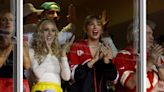 Taylor Swift’s jacket from Chiefs game hints at Travis Kelce romance