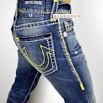 @51%OFF@TRUE RELIGION SUPER T 彌勒佛牛仔褲 粗線  RoccoRelaxed SKinny