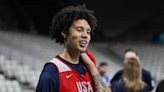 All Aboard! US women's basketball team arrives at Olympics via train from London