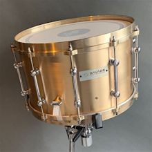 Savage Custom Drums 8x14 Sand Cast Bronze Snare with Sand | Reverb