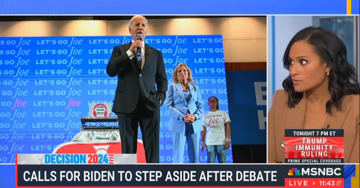 NBC’s Kristen Welker Says ‘Top Democrats’ Telling Her They’d Feel ‘Relief’ If Biden Steps Down