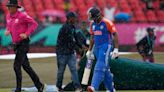 England hampered by rain after taking two early India wickets