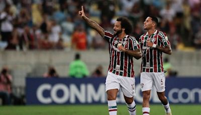 Marcelo, a pura vigencia: tremendo golazo para Fluminense ante Cerro Porteño