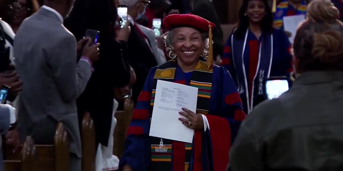 83-year-old woman becomes Howard University’s oldest graduate