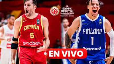 España vs. Finlandia EN DIRECTO, Preolímpico de Baloncesto 2024 por RTVE: horario y canal de la semifinal