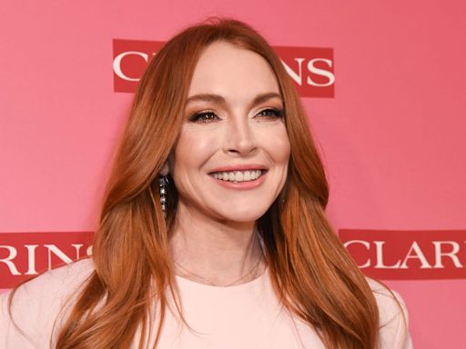 Lindsay Lohan's 'Baby Doll' makeup look is a masterclass in overlined lips