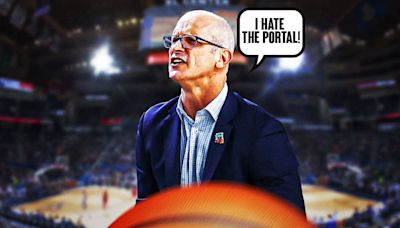 UConn basketball coach Dan Hurley's hilarious photo amid transfer portal madness