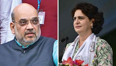 Home Minister Amit Shah attacks Congress leader Priyanka Gandhi for calling Rae Bareli 'family seat'