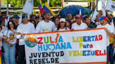 Movimiento Zulia Humana marchó en apoyo al candidato presidencial Edmundo González
