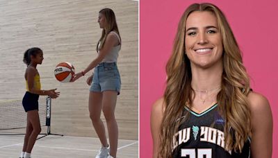 Sabrina Ionescu Plays Basketball with Kobe and Vanessa Bryant’s Daughter Bianka: ‘Definitely Runs in the Family’