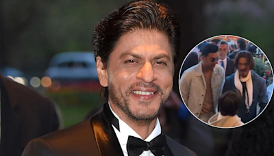 VIDEO: Shah Rukh Khan Interacts With Ranbir Kapoor, Flaunts New Look At Anant Ambani-Radhika Merchant's Cruise Party