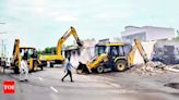 230 structures demolished on New Sanganer Road | Jaipur News - Times of India