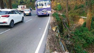 Pathankot-Mandi highway stretch becomes black spot for motorists