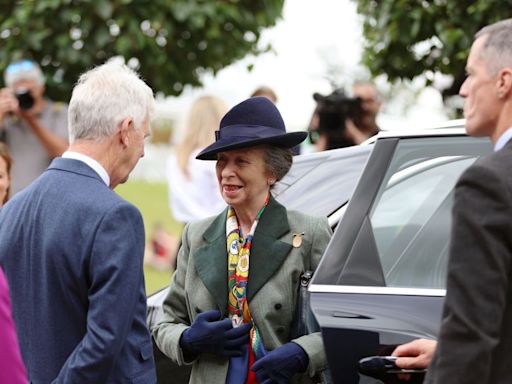 Princess Anne Makes Her First Public Appearance Since Being Hospitalized With Head Injuries
