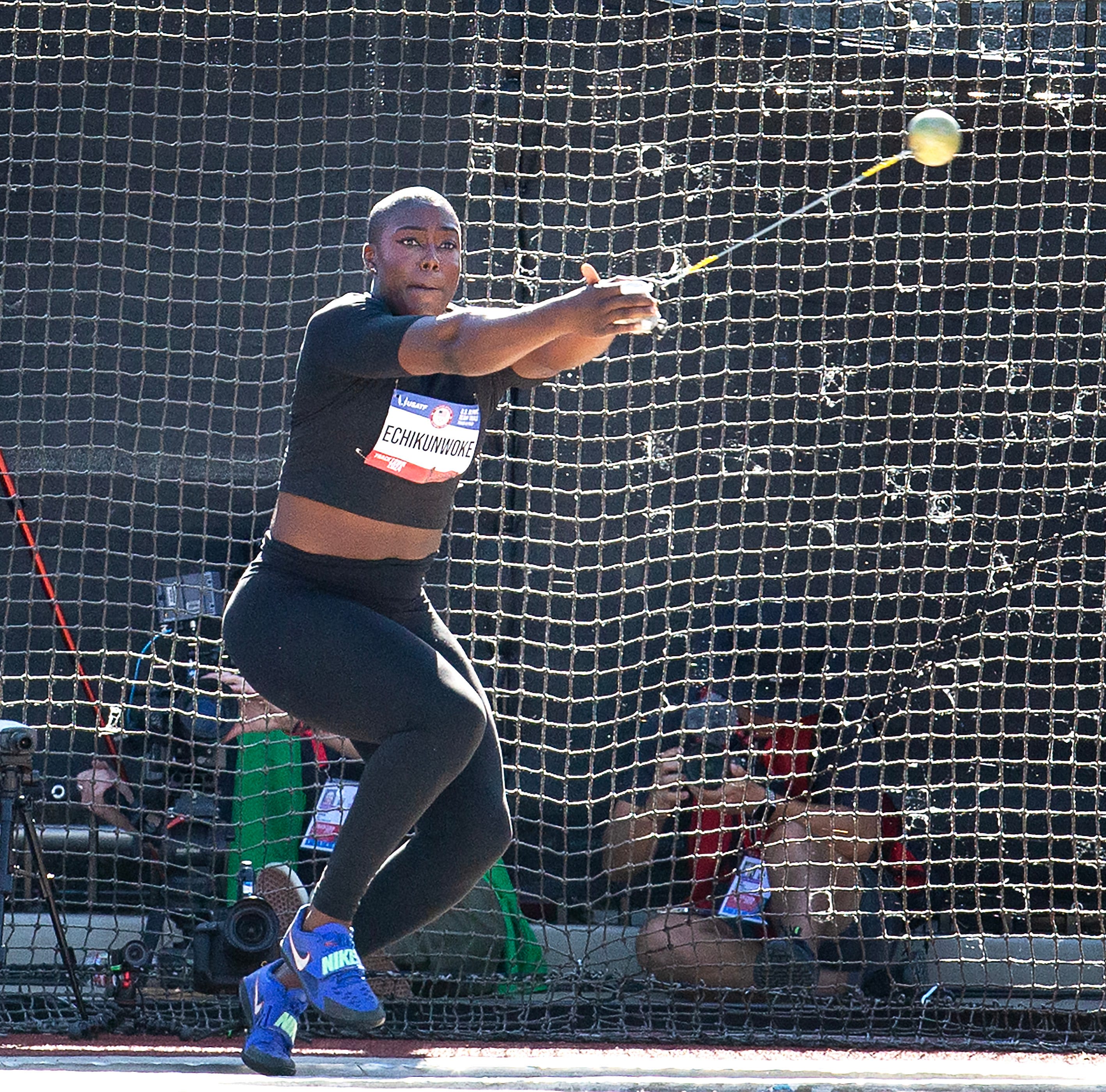 Annette Echikunwoke 'stoked' to come away as women's hammer champ at U.S. Olympic Trials