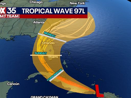 Invest 97L: Tropical depression to form near Florida this weekend, may strengthen to Tropical Storm Debby