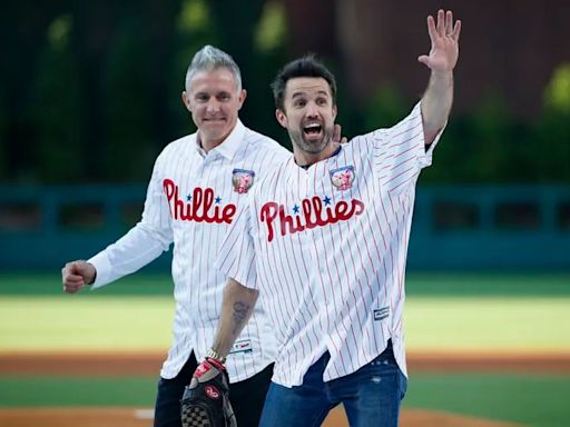 Bryce Harper, Chase Utley, and Rob McElhenney promote MLB London Series with ‘Always Sunny’ skit