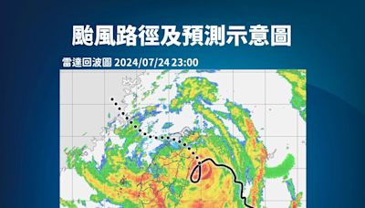 凱米強颱凌晨南澳登陸！氣象署提醒中南部：降雨才剛開始