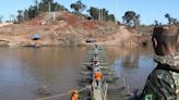 Exército volta a instalar passadeira sobre o Rio Forqueta
