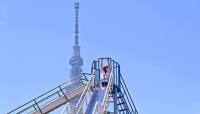 東京隱藏版「舊公園」爆紅！3層樓高溜滑梯同框晴空塔超美