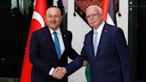 Turkish foreign minister backs Palestinians ahead of Israel talks