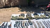 Guardia Nacional asegura armas y equipo bélico en Navolato