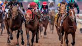 ...Hernandez Jr. up, right, wins the 150th running of the Kentucky Derby, in a three-way photo finish over second place Sierra Leone and third place Forever Young at Churchill...