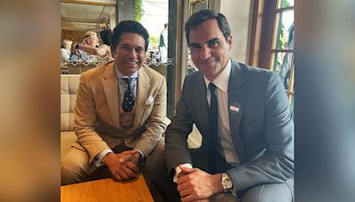 Sachin Tendulkar and Roger Federer steal the show at Wimbledon