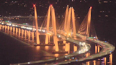 Gov. Mario M. Cuomo Bridge lit orange in support of people with developmental disabilities