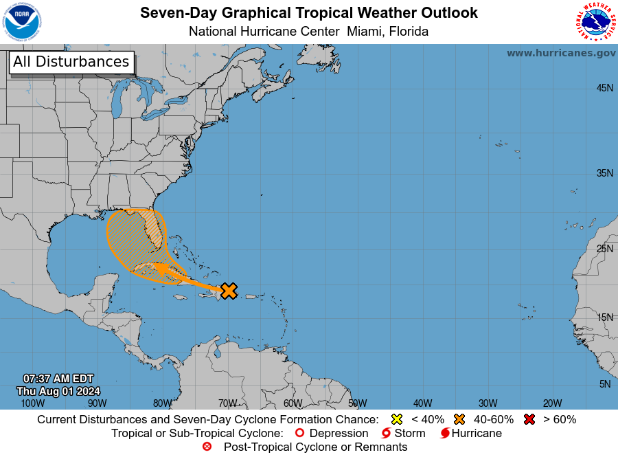 National Hurricane Center tracking Invest 97L. See spaghetti models. Will it impact Polk?